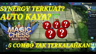 SYNERGY TERKUAT DI MAGIC CHESS! Auto Juara 1 !!! MOBILE LEGEND