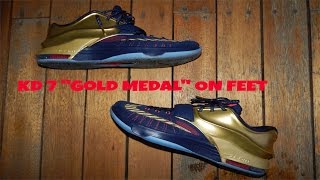 KD 7 "Gold Medal" On Feet
