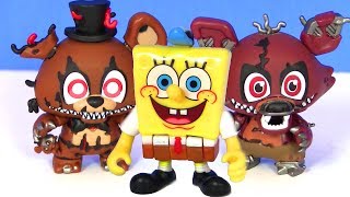 #Губка Боб Квадратные Штаны! Spongebob Сюрпризы от ФНАФ #Видео для Детей! FNAF Sister Location
