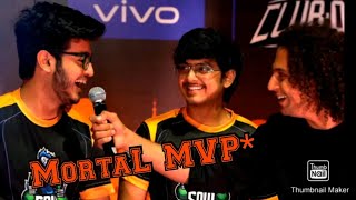 Team SouL INTERVIEW | MortaL being MVP of match| PMCO day-2