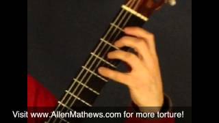 Classical guitar technique daily workout (session 1 of a 3-day cycle)