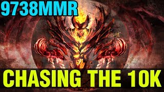 CHASING THE 10K DREAM !! - Paparazzi Shadow Fiend 9738 MMR - Dota 2