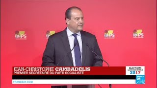 REPLAY - Jean-Christophe Cambadélis démissionne de la tête du Parti socialiste
