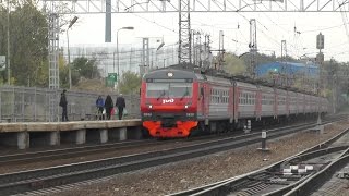 Электропоезд ЭД4М-0429 станция Фили