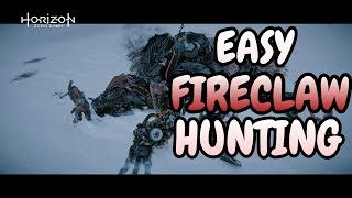 Horizon Zero Dawn™: The Frozen Wilds | Easy Fireclaw Hunting | NG+ Ultra Hard