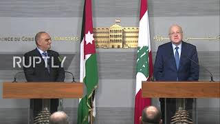 PM Mikati and Jordanian counterpart hold press conference following gas supply talks in Beirut