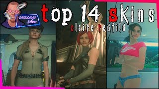 ТОП 14 СКИНОВ ДЛЯ КЛЭР РЭДФИЛД + туториал по установке ⚡️ RE 2 Remake