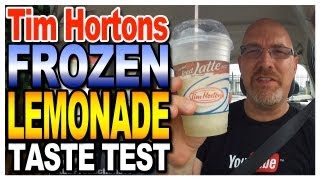 Tim Hortons Frozen Lemonade Taste Test