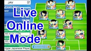 Captain Tsubasa: Dream Team - Online mode vs friend team Japan