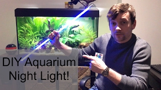 HOW TO: Remote Controlled Aquarium Night Light - RGB Strip Lights mount