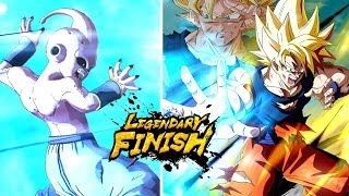 GOKU SSJ 3 LEGENDARY FINISH 598% VS KID BUU 5 ESTRELAS - DRAGON BALL LEGENDS