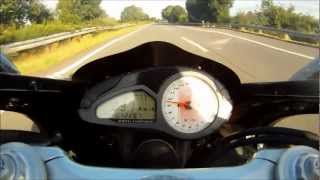 Howling MV Agusta F4 1000R 293 km/h on Autobahn