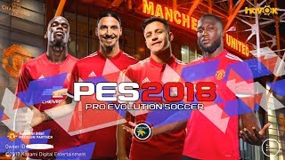 MINIMUM PATCH V3.8 MAN. UNITED GRAPHIC MENU For PES 2018 Mobile V2.2