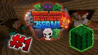 [LP] Minecraft Mini-Games/ Super Craft Bros: Browl - #1 "Кактус тащит!"