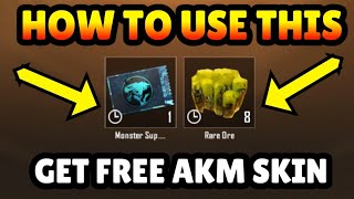 How To Use Monster Supply Voucher In PUBG Mobile | Free Crate And Skins
