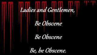 Marilyn Manson - mOBSCENE (Lyrics)