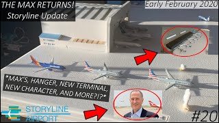 BOEING 737 MAX *RETURNS*! | Gemini Jets Storyline Airport update - Early February 2020