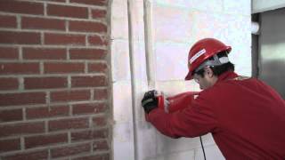 Horizontal Chase - AAC block / Roza horizontal - Bloque Ytong