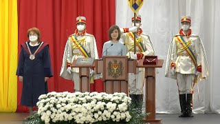Как прошла церемония инаугурации Майи Санду