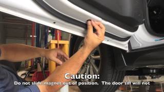 Tucson Illuminated Door Sill install