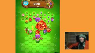 Blossom Blast Saga Level 127 -  25 moves