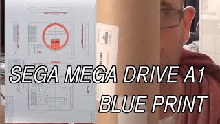 Untubing - Sega Mega Drive Production Drawing Replica