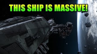 Star Citizen's Biggest Ship Yet - 155 meters long! | Aegis Reclaimer Walkthrough