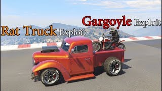 GTA 5 - Speed Exploit Battle - Rat-Truck vs. Gargoyle