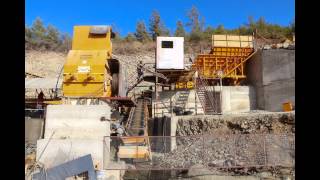 Sabit kırma eleme tesisi 350 T/s Krom-General makina