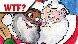White Liberals Depict Santa Claus as Black Gay Man With White Husband In New Book (REACTION)