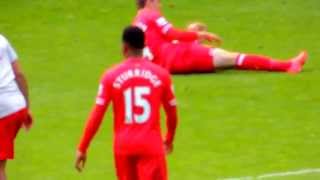 11-05-2014 : จอร์แดน เฮนเดอร์สัน หลังจบเกมนัดปิดฤดูกาล