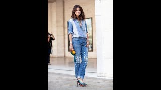 Cuffed jeans with heels style