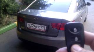 Установка пружины на открытие багажника Kia Cerato New #2