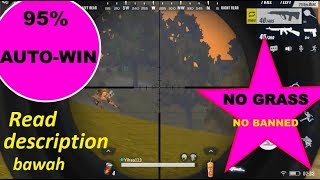 ?Ga akan di BANNED =NO GRASS -AUTO WIN-  (LOW Spec Phone) ROS TOP RANK 1 PUBG game