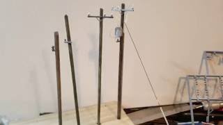 HOW TO MAKE THE BEST HO SCALE UTILITY POLES