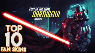 TOP 10 OVERWATCH FAN SKINS! #4