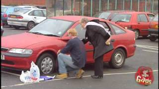 Exploding Tire Prank