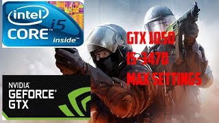 CS:GO i5-3470 GTX 1050 FPS Benchmarks | MAX Settings