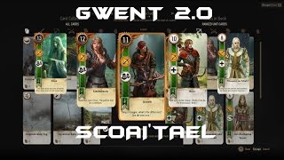 The Witcher 3 - Enhanced Gwent Mod : Scoai'tael Cards Gameplay