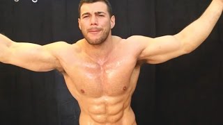 Massive muscle hunk armpit worship and domination