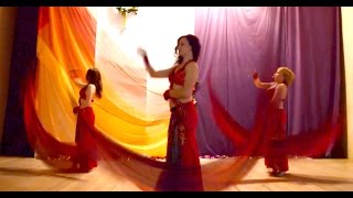 Paul Dinletil  Priestess Bellydance Veils Pois "Сердце Востока" "Танец с поями"