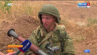 На полигоне Прудбой прошли ротные тактические учения