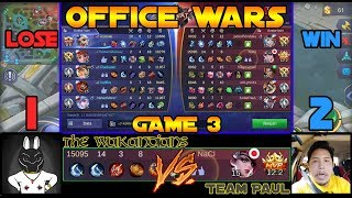 TEAM PAUL TAKES THE CAKE - GAME 3 - THE WAKANDIANS VS TEAM PAUL - OFFICE WARS