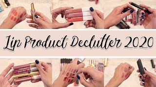 Makeup Collection & Declutter Week 2020! Lip Products