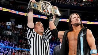 Why AJ Styles Needs To Lose The WWE Title