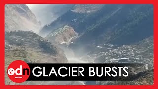 Over 100 Feared Dead After HUGE Himalayan Glacier Bursts Indian Dam