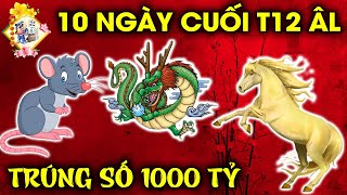 3 CON GIÁP VÀO 10 NGÀY CUỐI THÁNG 12 ÂL, NỔ HŨ 100 TỶ, ĐÁNH BAY NỢ NẦN, ĐỔI ĐỜI GIÀU SANG NỨT VÁCH.