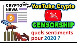 Cryptohouse censuré par YouTube + quels sentiments du marché pour 2020?