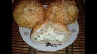 мешочки с сырной начинкой.горячая закуска