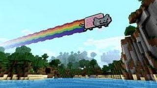 Minecraft Nyan Cat Time Lapse (xbox 360 edition)